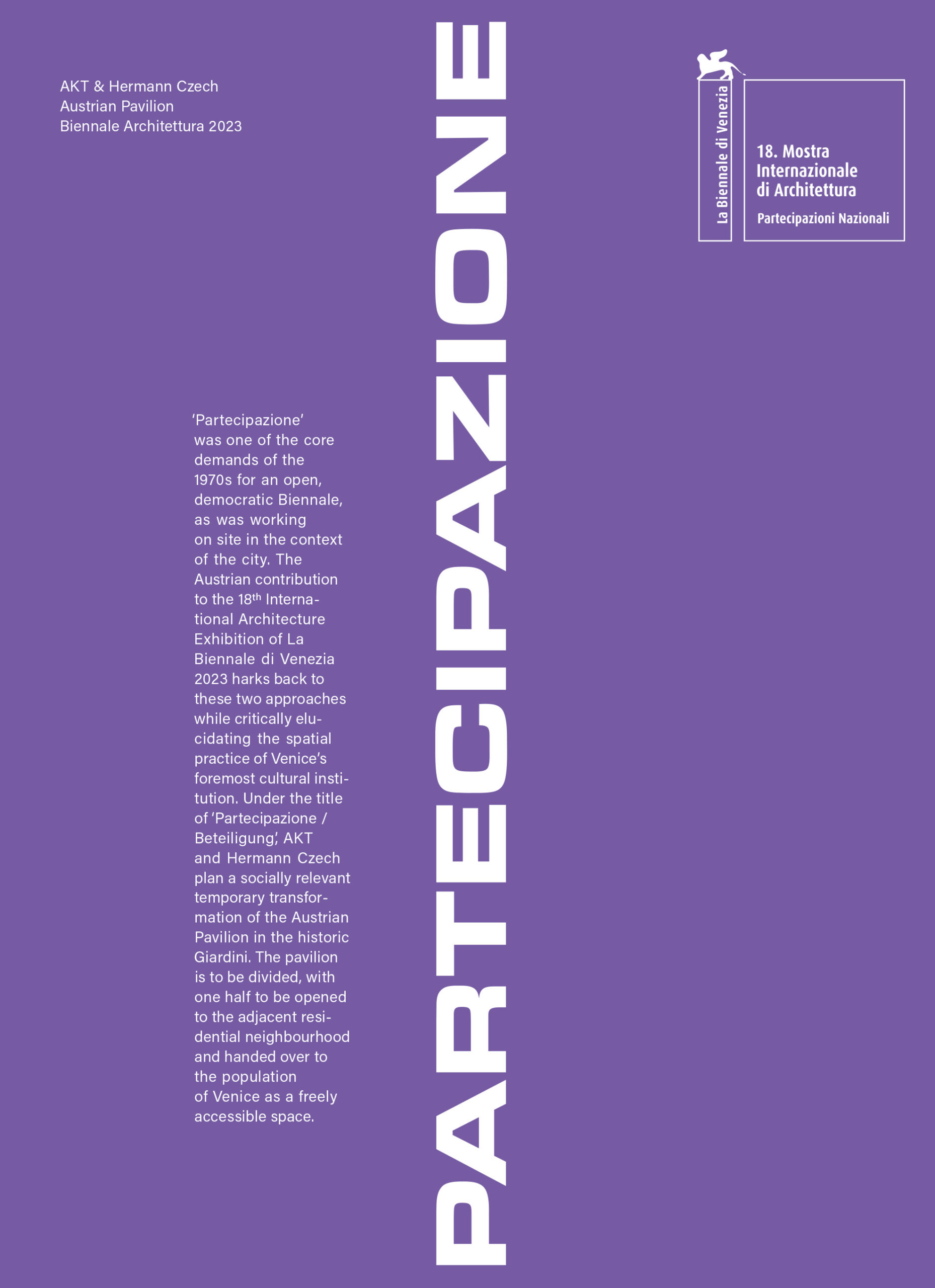 Architekturkollektiv AKT, Hermann Czech: Partecipazione