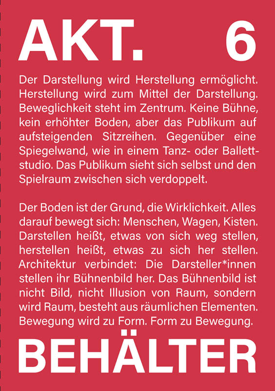 Architekturkollektiv AKT: AKT. 6 Behälter